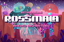 Rossmala | Layered Display Font