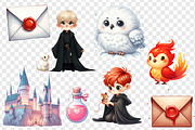 Wizardry school PNG bundle, an Object Illustration by LoLoArt (Thumbnail 3 of 3)