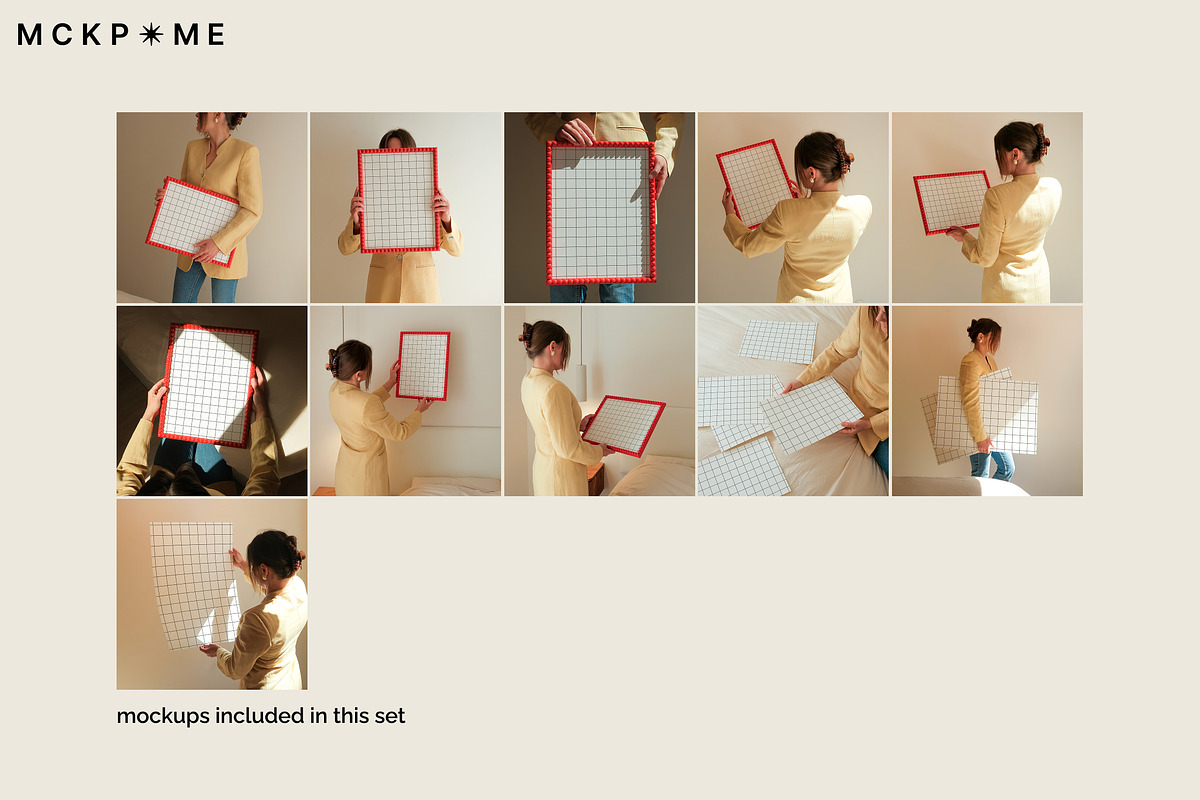 Elegant: Art Print/Poster mockup set, a Merchandise Mockup by MCKP*ME (Photo 2 of 15)