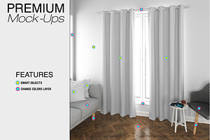 Curtains Mockup Set