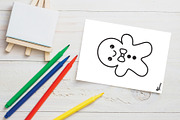 Cute Christmas Coloring Pages, a Graphic by Dori Debreceni draws (Thumbnail 5 of 6)
