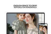 Mom & Child Dress Mockup (PSD), a Shirt Mockup by 1001 mockups (Thumbnail 4 of 14)