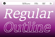 Matina Rounded Pixel, a Serif Font by Craft Supply Co. (Thumbnail 5 of 8)