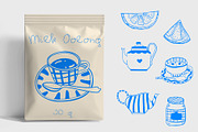 Tea Time line art, a Food Illustration by Carpet Tapete Pretzel (Thumbnail 4 of 7)