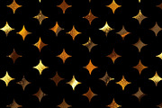 Gold Stars on Black Seamless Repeat, a Pattern Graphic by Sharon Schwalbe (Thumbnail 4 of 5)