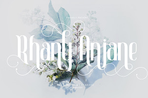 Rhany Anjane, a Sans Serif Font by Bramcreative