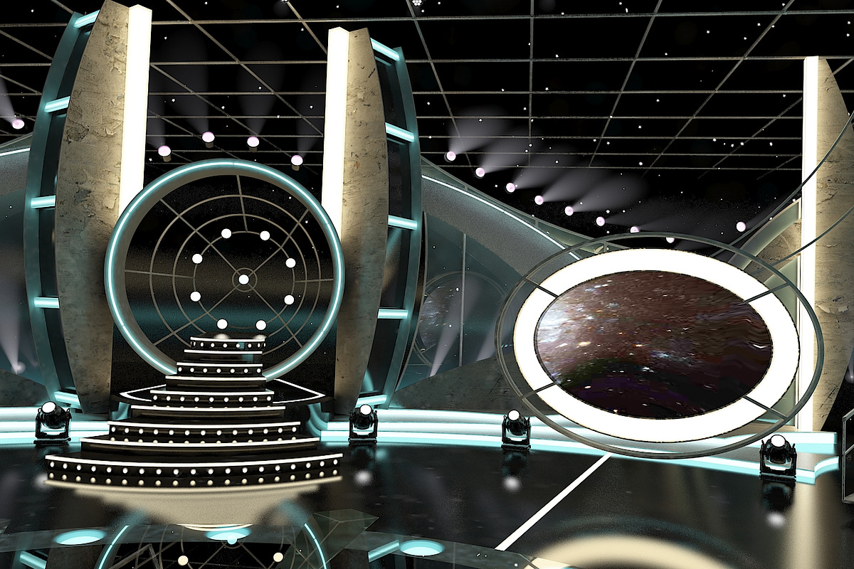 TV Studio Entertainment Set 1, an Architecture 3D Model by akerStudio (Photo 18 of 26)