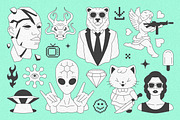Y2K Illustrations and Elements Set, an Object Illustration by Vasya Kobelev (Thumbnail 5 of 17)
