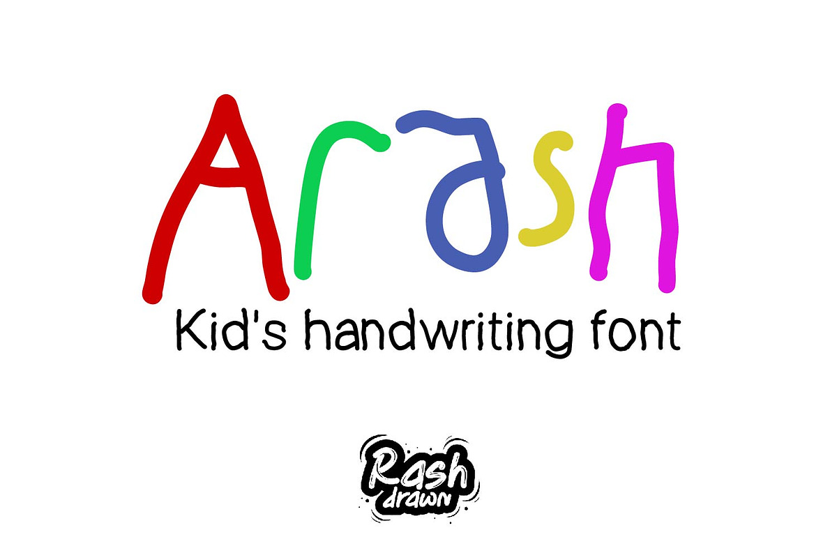 Arash, a Font by Rashdrawn (Photo 1 of 4)