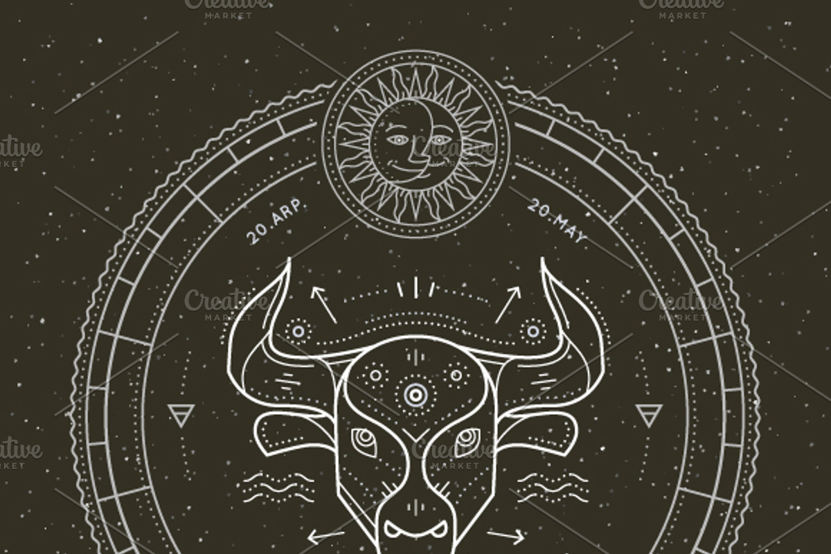 ♉ Taurus Zodiac Symbol, an Object Graphic by painterr (Photo 2 of 2)
