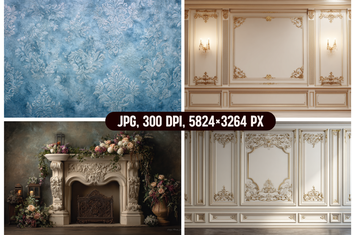 Timeless Wedding Photo backdrops, a Background Graphic by PrintHaven Designs (Photo 7 of 12)