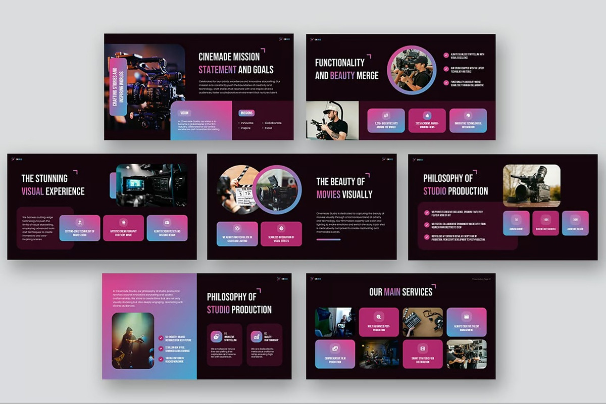 Movie Studio Production Keynote, a Presentation Template by Fit-tee (Photo 10 of 10)