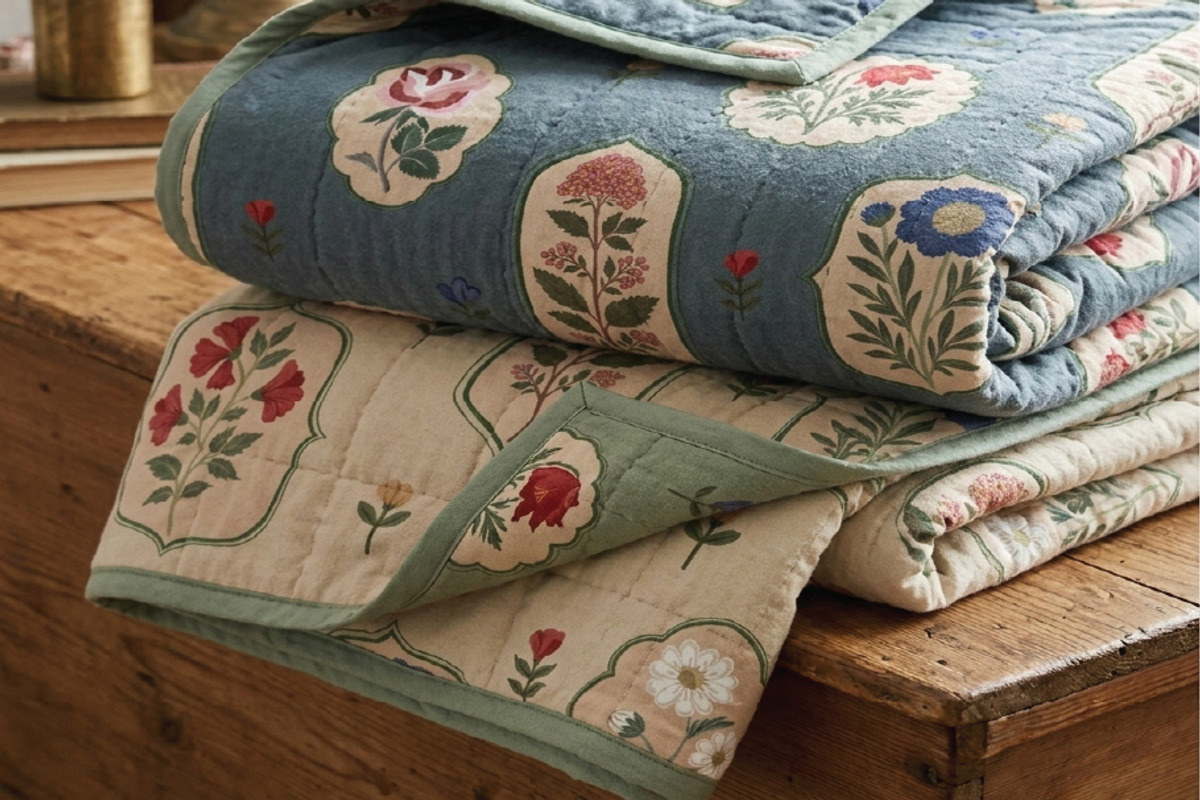 Delicate Tossed Botanical Vignettes, a Pattern Graphic by Print Diaries (Photo 4 of 5)
