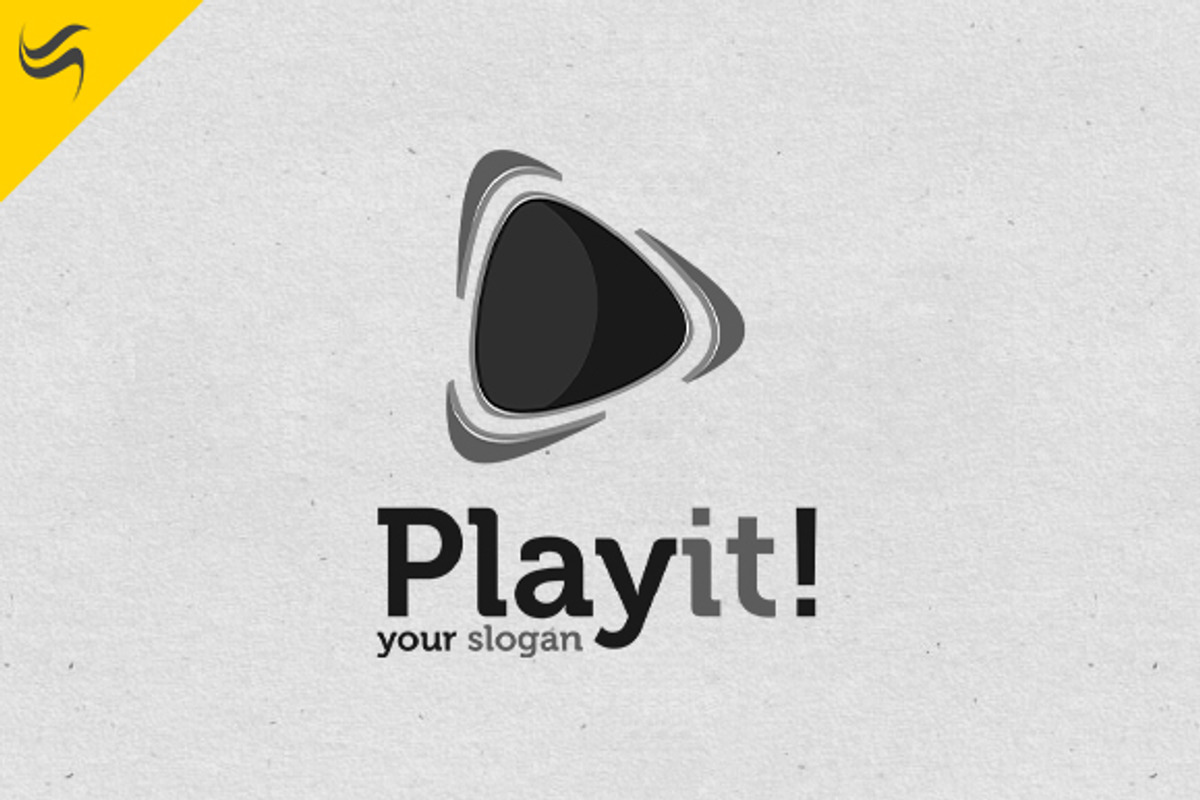 Play It! Logo Template, a Branding & Logo Template by sah.bro (Photo 2 of 5)
