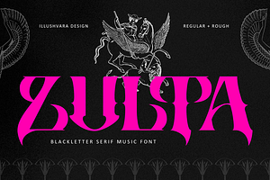 Blackletter Logo Font - Zulta Music