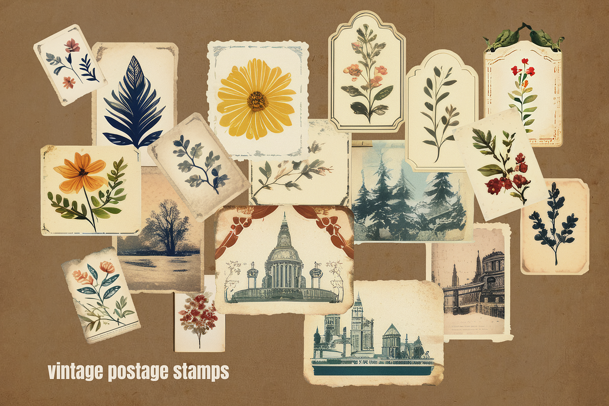 Vintage collage Creator 92 PNG, a Decorative Illustration by JulsIst (Photo 4 of 10)