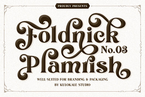 The Foldnick, a Sans Serif Font by Kulokale