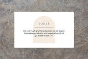 Arches Info Signs for Airbnb Hosts, a Templates & Theme by Kin Studio (Thumbnail 4 of 8)