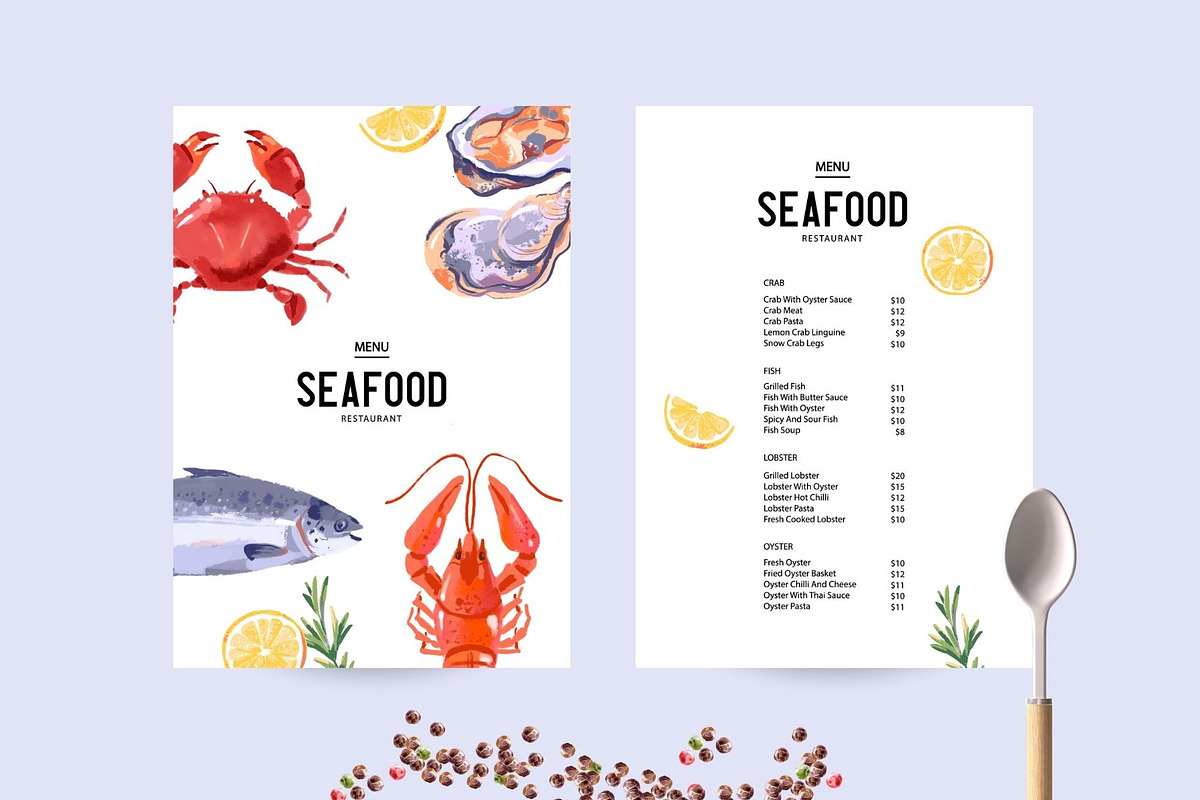 Sea Battle Gouache Illustrations, a Food Illustration by Elena Pimonova (Photo 4 of 10)