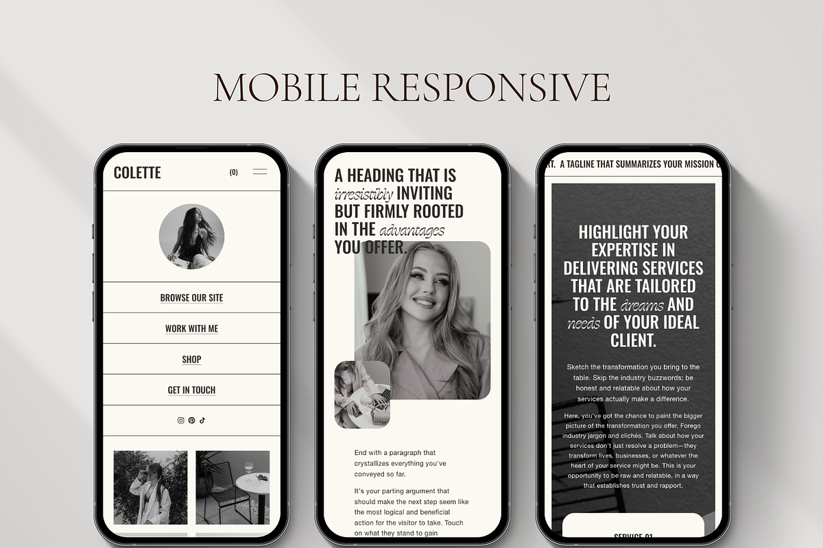 Squarespace Website Template Colette, a Squarespace Template by Candor Templates (Photo 7 of 20)
