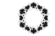 Charming daisy circle decor design, an Illustration by Amazin_art (Thumbnail 3 of 27)