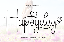 Happyday | Script Font