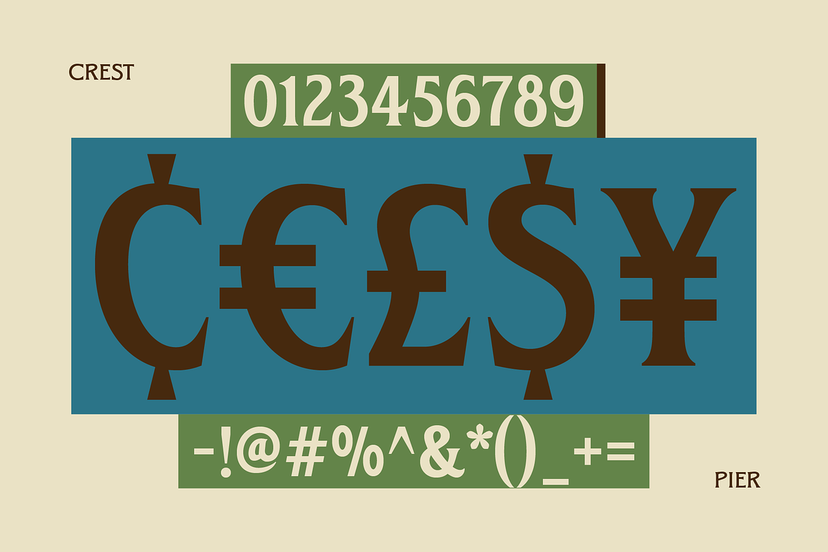 SFC Crest Pier - Duo Font + Extras, a Handwritten Font by Skilline Supply Co. (Photo 13 of 15)