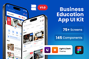 BOSEDU - Business Education UI Kit, an App Template by ArbaStudio (Thumbnail 1 of 8)