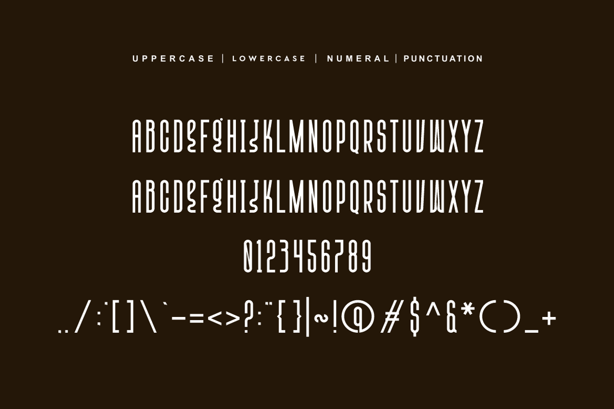 Erangoja - Unique Condensed Font, a Sans Serif Font by QR Design Studio (Photo 6 of 8)