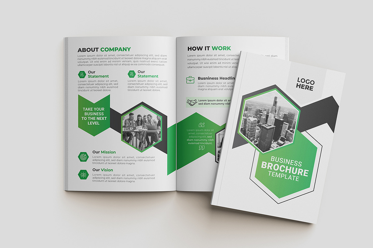 Multipurpose Business Brochure, a Brochure Template by gstudiovect21 (Photo 2 of 4)