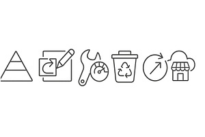 Symbols representing various, an Object Illustration by ZinetroN