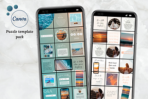 Instagram Puzzle Template Pack