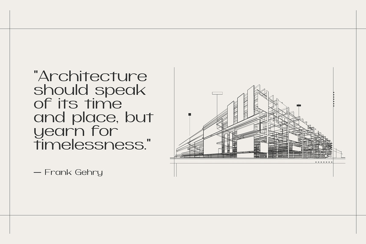 Modamode – Architecture Typeface, a Font by HipFonts (Photo 6 of 11)