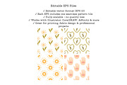 Boho Seamless patterns nature, a Decorative Illustration by Bielousova Art (Thumbnail 4 of 7)