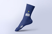 Crew Socks Mockup, a Product Mockup by MockupCraft (Thumbnail 3 of 7)