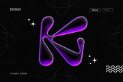 Purple Chrome Effect Bundle, a Layer Style Add-On by kuro (Thumbnail 2 of 6)