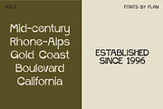 Kombucha | Mid-Century Display Font, a Sans Serif Font by Courtney Flannagan Design (Thumbnail 4 of 6)