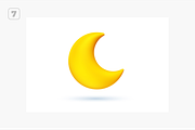 3D Weather | Vector Icon Set, an Object Graphic by wowomnom (Thumbnail 3 of 4)