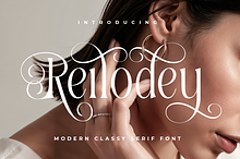 Reilodey - Modern Classy Font