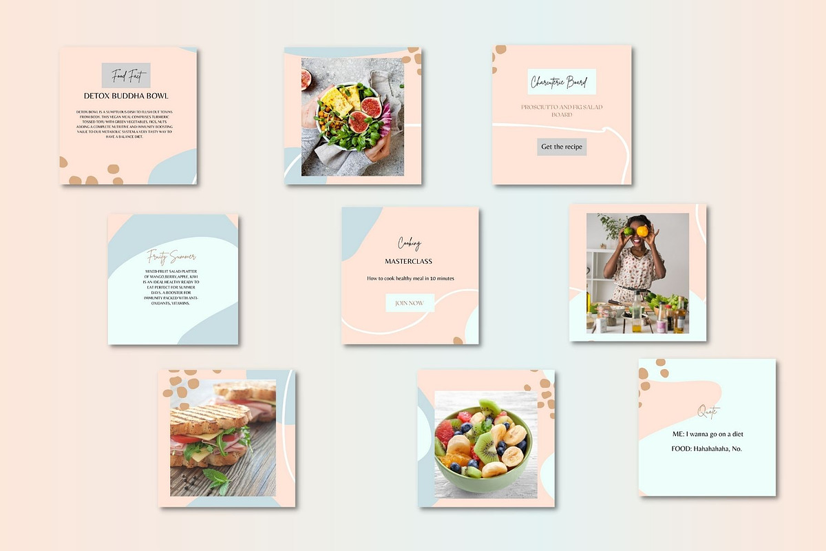 Instagram Puzzle - Food, a Social Media Template by Deepa Template Studio (Photo 8 of 10)