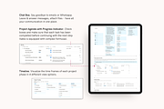 Notion Client Portal Project Planner, a Stationery Template by TheCoastlineStudio (Thumbnail 5 of 10)