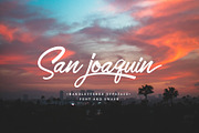 San Joaquin font, a Script Font by Emyself Design (Thumbnail 1 of 11)