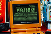 Game Paused - Pixel Game Family, a Sans Serif Font by Dharmas Foundry (Thumbnail 6 of 12)