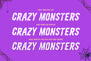Horror Fonts | Crazy Monsters, a Sans Serif Font by tomatstudio (Thumbnail 8 of 8)