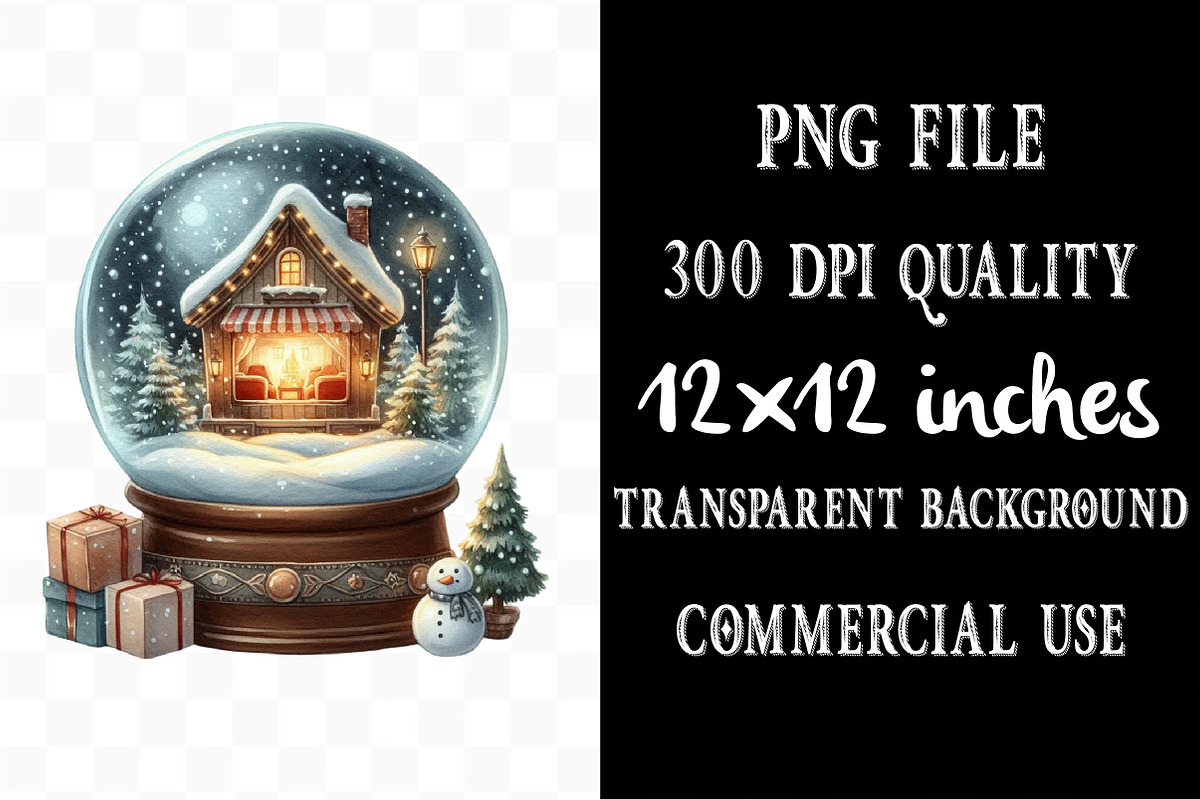Christmas Movie Night Clipart, an Illustration by Designking (Photo 4 of 4)