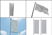 Flag Mockup, a Product Mockup by Mockupfit (Thumbnail 2 of 6)