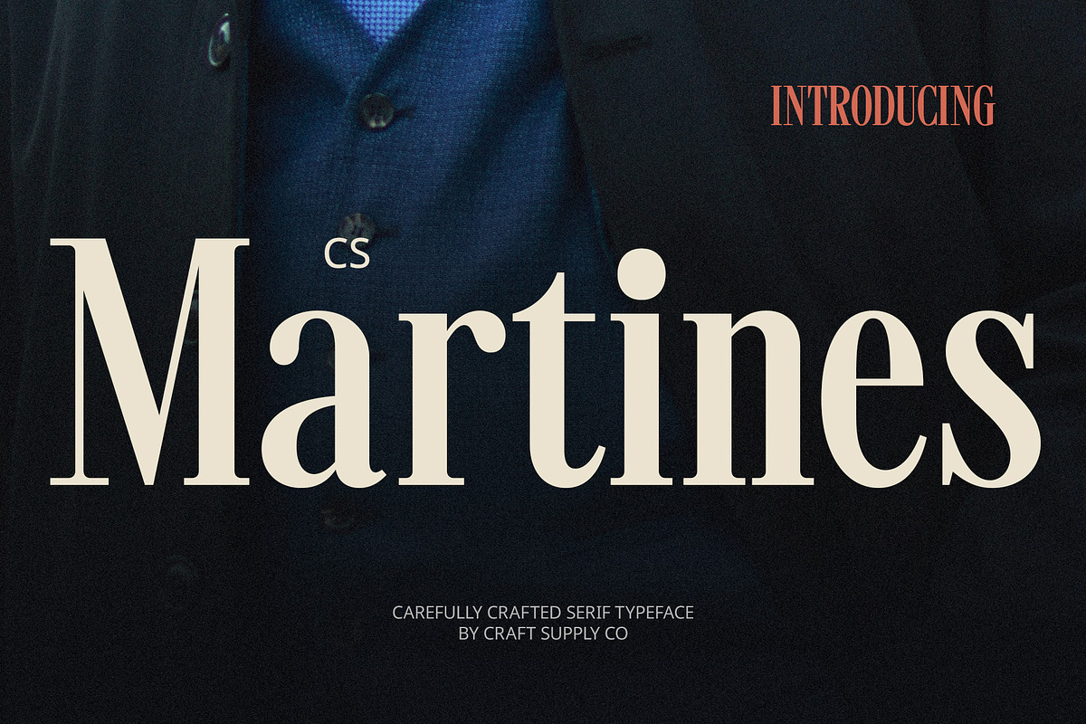 CS Martines – Condensed Font, a Serif Font by Craft Supply Co. (Photo 1 of 8)