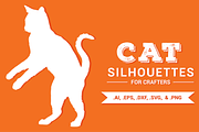 Cat Silhouettes for Crafters, an Object Graphic by Brandi Lea Designs (Thumbnail 1 of 2)