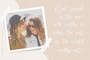 Badger Delight - Modern Handwritten, a Script Font by Letterative Studio (Thumbnail 2 of 7)