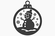 Christmas Ornament Laser Cut Bundle, a Graphic by Creativeshirt (Thumbnail 6 of 16)